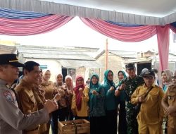 Wabup Banyuasin Netta Indian Tinjau Pasar Murah di Talang Kelapa