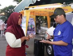 BPJS Kesehatan Cabang Palembang Turunkan Mobil Keliling di Event Jalan Santai