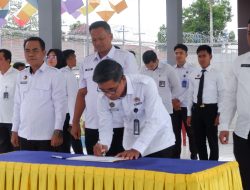 Lapas Kayuagung Laksanakan Penandatanganan Komitmen Bersama Berantas Halinar Di Lingkungan Pemasyarakatan