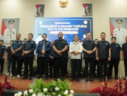 Ahmad Catur Nugraha Dilantik Sebagai Ketua Karang Taruna Palembang