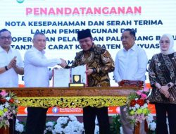 MoU Tanjung Carat Jadi Momentum Emas, Herman Deru Pastikan Sumsel Punya Pelabuhan Samudera Sendiri