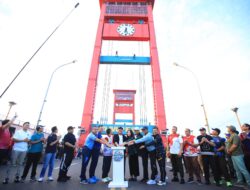 Herman Deru Resmikan Car Free Day Ampera, Palembang Hadirkan Ruang Publik Baru