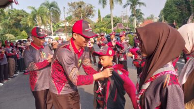53 Pramuka OKU Bertolak ke Cibubur! Sekda Beri Pesan Penting Jaga Nama Baik Daerah di Jamnas XII